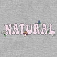 thumbnail image 2 of Junior's Lost Gods Natural Flowers Graphic Tee Heather Gray 1X, 2 of 4