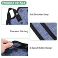 thumbnail image 2 of Uxcell 3-Pack Silla de Pollo, Silla para Gallinas con Correa Ajustable Protector de Plumas para Gallinas [Azul], 2 of 7