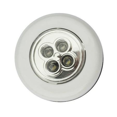 

Cptfadh Home Decor Hangs Touched Night Light Home Under Cabinet Closet Push Stick On Lamp With 4 LED