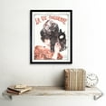 thumbnail image 2 of Vintage French Fashion La Vie Parisienne Half Mask Wise Woman Magazine Cover Art Print Framed Poster Wall Decor 12x16 inch, 2 of 5
