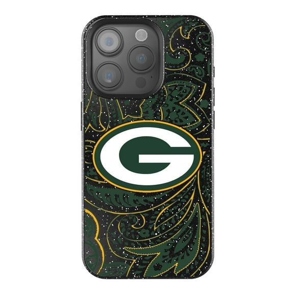 Keyscaper Green Bay Packers Paisley Bling iPhone Case