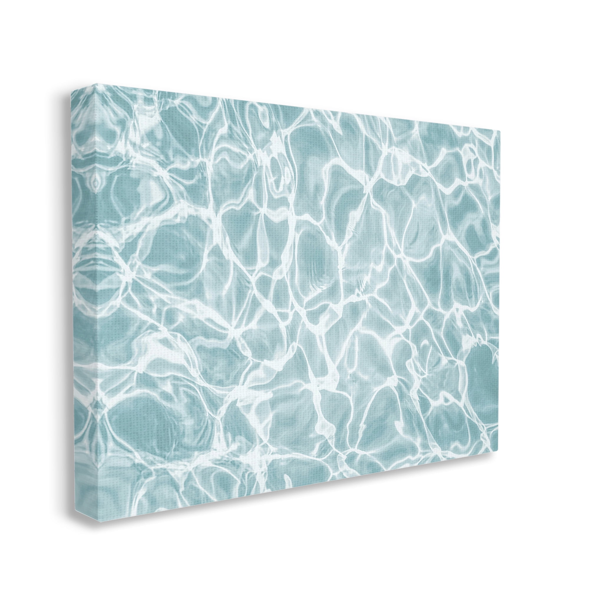 Stupell Industries Summer Water Ripples Landscape Painting Gallery Wrapped Canvas Art Print Wall Art, 30 x 24