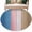 Blue, variant on Round Rugs 5Ft, Blue Pink Brown Ombre Round Area Rug Washable Indoor Throw Carpet, Vintage Farmhouse Wooden Soft Non Slip Circle Rug for Cabinet Bathroom Home Decor Aesthetic