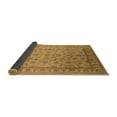 thumbnail image 2 of Ahgly Company Indoor Round Oriental Brown Industrial Area Rugs, 4' Round, 2 of 4