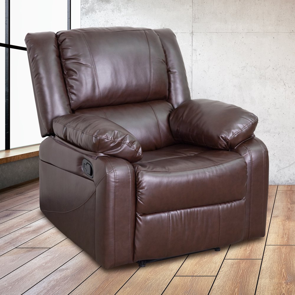 Flash Furniture Harmony Series Brown Leather Recliner