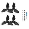 thumbnail image 2 of Jixopn - 2 pares de hélices para dron DJI Neo, de colores, de liberación rápida (negro), 2 of 8