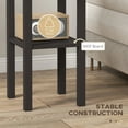 thumbnail image 6 of HOMCOM 2-Tier Side Table with Drawer Shelf for Living Room, Coffee, 6 of 8