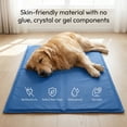 thumbnail image 2 of WIDELAND Dog Cooling Mat 31.5"x47.2" - Refillable Water Pad with Sponge Fill, No Gel, No Electricity, Non-Toxic & Washable for Pets, Bed, Crate or Travel, 2 of 6