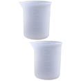 thumbnail image 6 of 2 Count Cups Lab Crystal Epoxy Measuring Cup Soft Measuring Cup 7X6.4CM White, 6 of 8