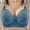 Blue, variant on WREESH Push-Up Bra Full-Figure Bra Women Large Size Adjustable Push-Up Breathable Full Cup Bra Without Wires Bra Underwear Beige