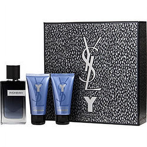 Y MEN 3 PIECE GIFT SET 3.3 OZ EAU DE PARFUM SPRAY by YVES SAINT
