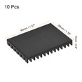 thumbnail image 2 of Uxcell Electronic Radiators Aluminium Heatsink 30x40x5mm for CPU Black 10 Pack, 2 of 5