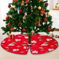thumbnail image 4 of Christmas Decoration Christmas Tree Skirt Classic Elementals Large Christmas Decor Mat Christmas Tree Bottom Decoration for Holiday Party Indoor Outdoor Decor Christmas Gift 23.62x23.62 inch, 4 of 8