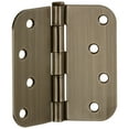 thumbnail image 5 of Design House 9-Pack 4" H x .625" Radius Butterfly Interior/Exterior Door Hinges, Antique Brass, 5 of 14