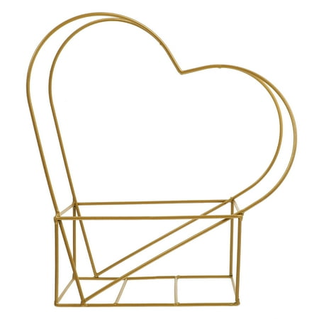 

NUOLUX Wall Hanging Flower Pot Iron Art Flower Basket Heart Shaped Planter for Wedding
