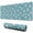Blue Cartoon Unicorn-2, variant on Long Mouse Pads for Desk,Blue Cartoon Unicorn Rainbow Star Heart Desk Mats on Top Of Desks, Desk Mouse Pad Extra Large with 3mm Non-Slip Base and Stitched Edge for Gaming,Work,Home 31.5"x11.8"