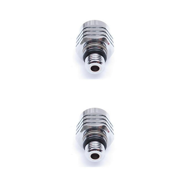 ZheElen Régulateur de Plongée sous-Marine Connecteur Mâle 3/8-24 à Femelle 9/16-18 Adaptateur Bas Moyen Premier à Second Connecteur Réglable 2Ensemble