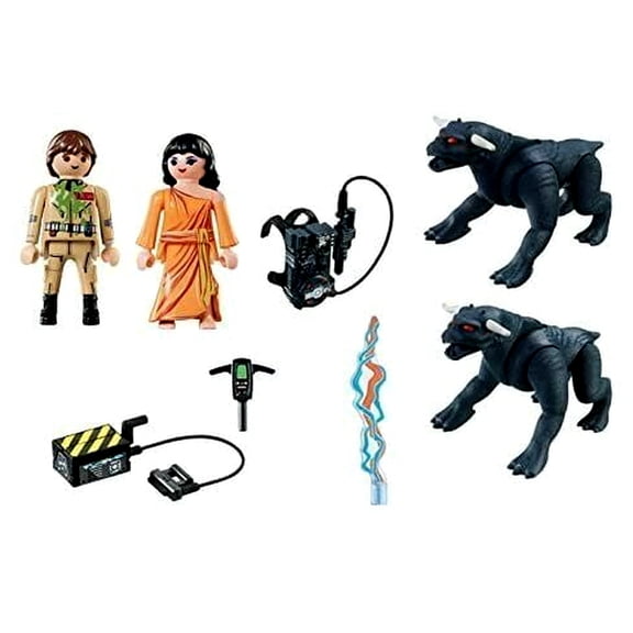Playmobil Ghostbusters Venkman and Terror Dogs 20-piece Building Set