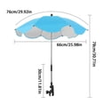 thumbnail image 3 of Chair Umbrella with Clamp, 2025 New Universal Adjustable Beach Chair Umbrella UV Protection Sunshade Umbrella for Patio Chair, Beach Chair, Stroller, Sport Chair, Wheelchair and Wagon, 3 of 9