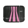 thumbnail image 7 of Rally 4-Piece Black & Pink All-Weather Rubber Floor Mat Set – Heavy Duty Universal Trim-to-Fit Car, SUV & Truck Mats, 7 of 7