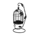 thumbnail image 4 of Farol de jaula de pájaros negro Centro de de boda Vela Titular de la luz del té DIY Zulema Porta vela, 4 of 7