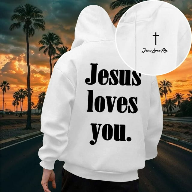 WILLBEST Sudaderas para Hombre Sudaderas con Capucha y Sudaderas para Hombre Sudadera con Capucha Informal Holgada con Estampado para Uso Diario Otoño Invierno Cómoda XGrande