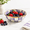Violet Check, variant on Courtly Check Enamel Relish Serving Dish, 4.5-inch Black-and-White Checked Steel Bowl