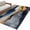Brown Turquoise, variant on 3'x5' Area Rugs, Navy Blue Golden Indoor Outdoor Area Rug for Living Room Bedroom, Abstract Modern Artwork Washable Bathroom Rugs Kitchen Floor Carpet Mats Home Decor Aesthetic