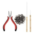thumbnail image 1 of HILABEE Hair Extension Kit Plier Plus Pulling Hook Bead Device And Loop Tool Kits - 2# 2, 1 of 6