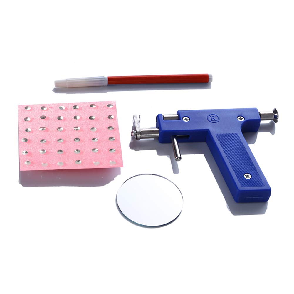 72 Studs Ear kit Portable Body Ring kit for Ears, Nose and Lips