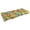 Gregoire Chamomille, variant on Blazing Needles 42-inch by 19-inch Tufted Indoor/Outdoor Loveseat/Bench Cushion - 19" x 42" Gregoire Chamomille