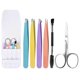 thumbnail image 2 of Teissuly Stainless Steel Eyebrow Clip Blade Hair Removal Makeup Tool Set Teissuly WER202401271935, 2 of 4