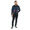 thumbnail image 6 of Victorious Men's Casual Distressed Airbrush City Denim Jean Jacket DK167 - Night - Small, 6 of 6