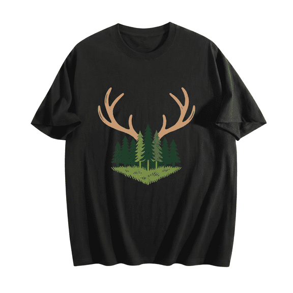 Men's 100% Cotton Short Sleeve Crewneck Graphic T-Shirt, Soft Breathable Moisture Wicking Casual Basic S-3XL