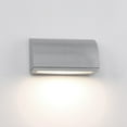 thumbnail image 3 of WS-W20506-GH-WAC Lighting-Scoop-16W 1 LED Outdoor Wall Sconce-10 Inches Wide by 5.5 Inches High   Graphite Finish with White Glass, 3 of 4