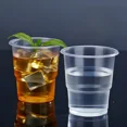 thumbnail image 2 of Vasos de papel para exteriores, 25/50 unidades, vasos de plástico nuevos, desechables, transparentes, para fiestas, cocinas, picnics, cumpleaños, vajilla de 160/170/200 ml, 2 of 5