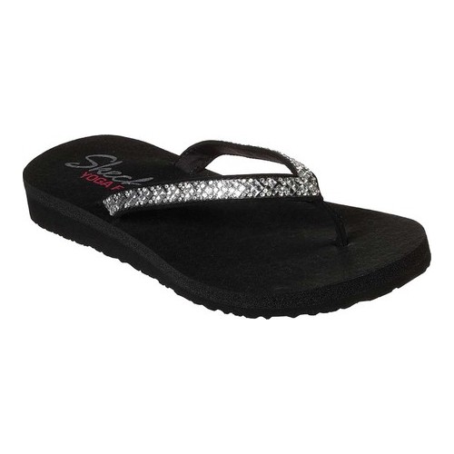 skechers cali embellished flip flop