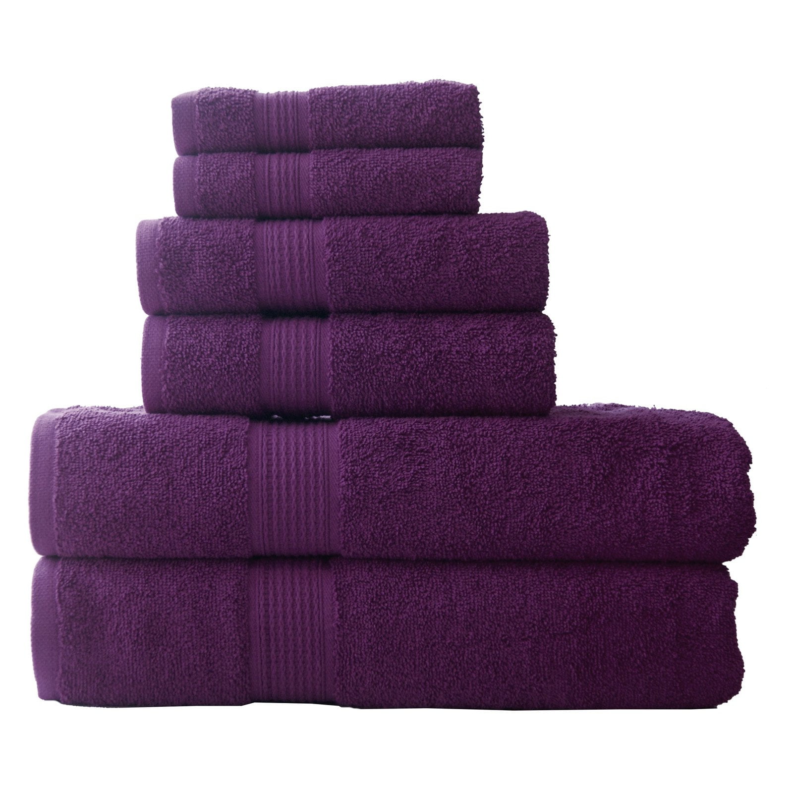 Hydro Basics 6 Piece Super Absorbent Cotton Towel Set