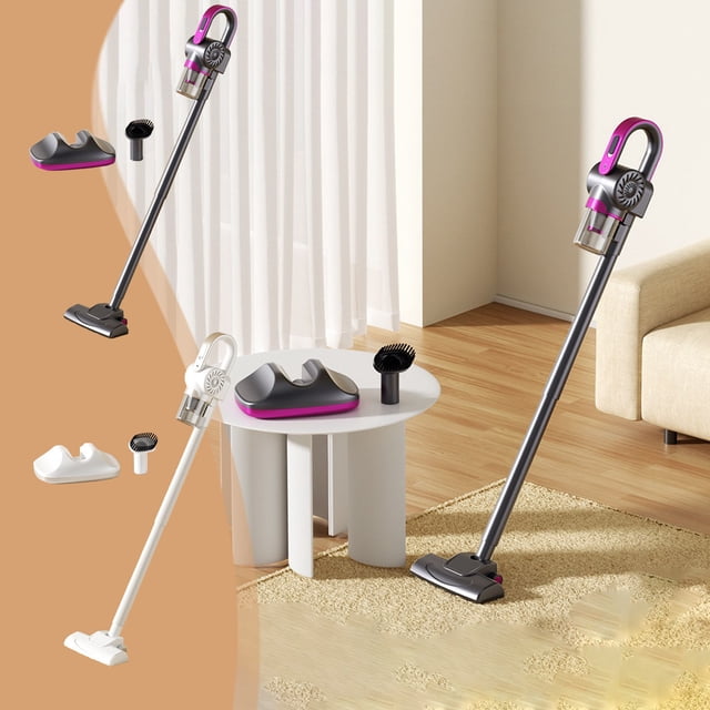 Xihbxyly Aspiradora de Mano Inalámbrica, Alta Potencia de Succión, Cepillo para Quitar Pelo de Mascotas, Diseño Ligero, Limpieza Multisuperficie, Uso En Casa y Coche, Batería de 120 Min, Tamaño 97 X