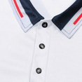 thumbnail image 6 of Yaoyar Men's Casual Summer Button Down Short Sleeve Lapel Top, Relaxed Fit Casual Button Up Short Sleeved Shirt, 6 of 7