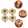 thumbnail image 6 of FUEENIRVA 6-Pack Trapezoidal Brass Nuts for 3D Printer Accessories, Smooth and Quiet, 6 of 6