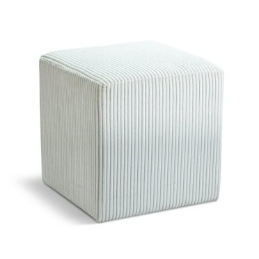 Meridian Furniture Roy Cream Ottoman/Stool