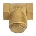 thumbnail image 2 of 1/2" NPT Brass Water Oil Gas Swing Check Valve Threaded Plumbing Fitting, 2 of 12