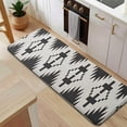 thumbnail image 5 of Black Geometric Triangle Arrow Pattern Kitchen Rug Mat,Kitchen Runner Rugs Non Skid Washable,Decorative Kitchen Floor Mats for Kitchen,Sink,Laundry,17"x47.2", 5 of 7