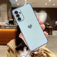 thumbnail image 3 of Compatible with Samsung Galaxy A14 5G Case,Love Heart Pattern Electroplated Design Soft TPU Shockproof Protective Phone Case Full Camera Lens Protection Cover for Samsung Galaxy A14 5G-Blue, 3 of 10