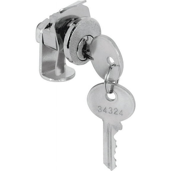 5-Pin Tumbler Diecast Nickel-Plated Mailbox Lock, Dura-Steel