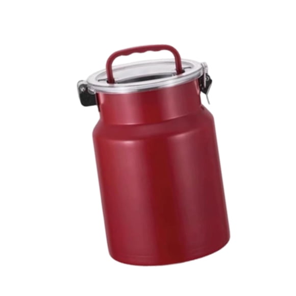 Recipiente hermético para despensa, multiusos, reutilizable, resistente a la humedad y sellado, ideal para conservar la frescura. rojo