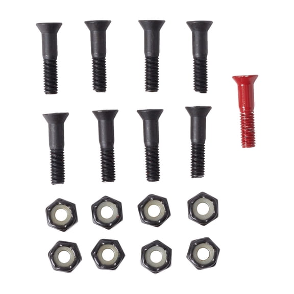 Element 7/8 inch Phillips Head Skateboard Mounting Hardware, Black