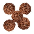 thumbnail image 2 of Bolas de mimbre de ratán,Bolas de ,Rellenos de jarrones de decoración colgante,Adorno de mesa de Navidad de boda,Decoración del hogar Bolas decorativas SM SunniMix Bolas de mimbre de ratán, 2 of 8