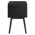 thumbnail image 2 of Modway Ember Wood Nightstand With USB Ports in Black Black, 2 of 8